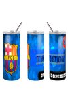 FC BARCELONA fém Duplafalú pohár egyedi névvel 600 ml tumbler