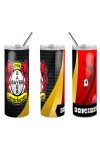 BAYER LEVERKUSEN fém duplafalú pohár egyedi névvel 600 ml tumbler