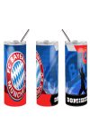 BAYERN MÜNCHEN fém tumbler egyedi névvel 750 ml fém duplafalú pohár egyedi névvel 600 ml tumbler