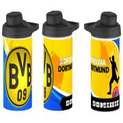 BORUSSIA DORTMUND fém kulacs egyedi névvel 750 ml