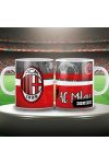 AC MILAN keramia bögre egyedi névvel 300 ml