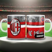 AC MILAN keramia bögre egyedi névvel 300 ml