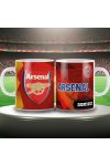 ARSENAL keramia bögre egyedi névvel 300 ml