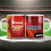 ARSENAL keramia bögre egyedi névvel 300 ml