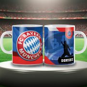 BAYER MÜNCHEN keramia bögre egyedi névvel 300 ml
