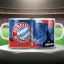BAYER MÜNCHEN keramia bögre egyedi névvel 300 ml