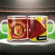 MANCHESTER UNITED keramia bögre egyedi névvel 300 ml