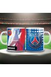 PARIS SAINT GERMAIN keramia bögre egyedi névvel 300 ml