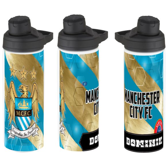 MANCHESTER CITY fém kulacs egyedi névvel 750 ml