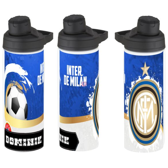 INTER MILAN  fém kulacs egyedi névvel 750 ml