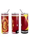 MANCHESTER UNITED fém duplafalú pohár egyedi névvel 600 ml tumbler