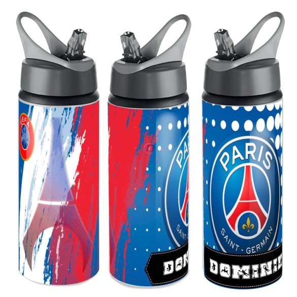 PSG fém sportkulacs egyedi névvel 750 ml