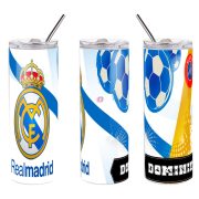   REAL MADRID fém duplafalú pohár egyedi névvel 600 ml tumbler