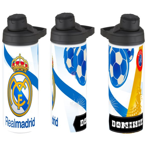 REAL MADRID fém kulacs egyedi névvel 750 ml