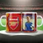 ARSENAL keramia bögre egyedi fényképpel 300 ml