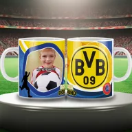 BORUSSIA DORTMUND keramia bögre egyedi fényképpel 300 ml