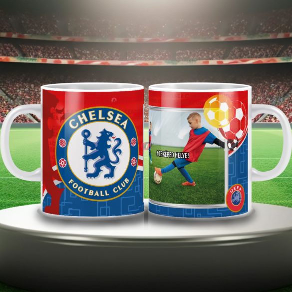 CHELSEA keramia bögre egyedi fényképpel 300 ml