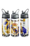 Exkluzív REAL MADRID fém sportkulacs egyedi névvel 750 ml "Hala Madrid"