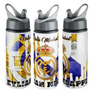   Exkluzív REAL MADRID fém sportkulacs egyedi névvel 750 ml "Hala Madrid"