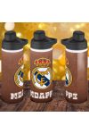 Exkluzív REAL MADRID fém kulacs egyedi névvel 750 ml "Leather"