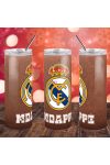 Prémium REAL MADRID Duplafalú termosz egyedi névvel 600 ml "Leather"