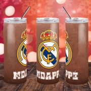   Prémium REAL MADRID Duplafalú termosz egyedi névvel 600 ml "Leather"