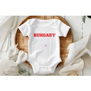 Baba szurkolói póló a te neveddel, fehér - Hungary