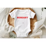 Baba szurkolói póló a te neveddel, fehér - Hungary