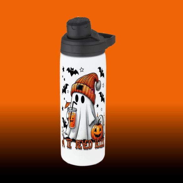 Személyre szabható Halloweeni fém kulacs, cuki szellemes 750ml