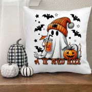   Személyre szabható Halloweeni Párnahuzat cuki szellem 40x40 cm