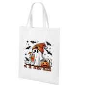   Személyre szabható Halloweeni Bevásárlótáska  textil, 40x38 Cuki Szellem