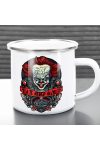 Személyre szabható Halloweeni FÉM bögre, Pennywise 360ml