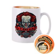   Személyre szabható Halloweeni bögre, Pennywise 300ml Mintás belsővel