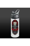 Személyre szabható Halloweeni fém sportkulacs, Pennywise 750ml