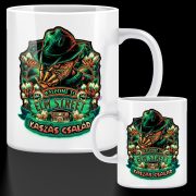   Személyre szabható Halloweeni bögre, Freddy Krueger 300ml fehér