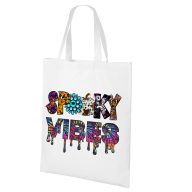 Halloweeni Bevásárlótáska  textil, 40x38 Spooky vibes
