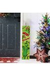 Nagyméretű Karácsonyi fa tábla 60 cm "Merry Grinchmas" bejárati ajtó mellé