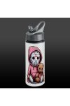 Halloweeni fém sportkulacs, Creepy girl 750ml