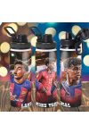 Prémium REAL MADRID fém sportkulacs egyedi névvel 850 ml "Leather"