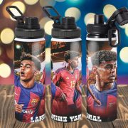 Prémium REAL MADRID fém sportkulacs egyedi névvel 850 ml "Leather"