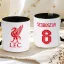 Prémium Liverpool Bögre személyre szabható, egyedi névvel 330ml Fekete bögre