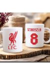 Prémium Liverpool Bögre személyre szabható, egyedi névvel, számmal 330ml
