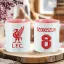 Prémium Liverpool Bögre személyre szabható, egyedi névvel 330ml Rózsaszín bögre