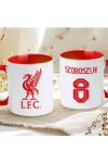 Prémium Liverpool Bögre személyre szabható, egyedi névvel 330ml Piros bögre