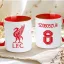 Prémium Liverpool Bögre személyre szabható, egyedi névvel 330ml Piros bögre