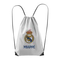 Real Madrid Logo tornazsák, hátizsák egyedi névvel Real Madrid Logo tornazsák, hátizsák egyedi névvel