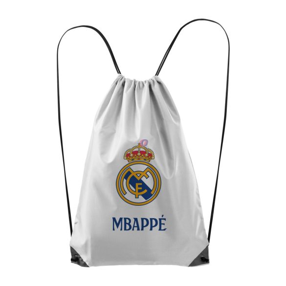 Real Madrid Logo tornazsák, hátizsák egyedi névvel