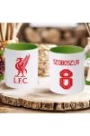 Prémium Real Madrid Bögre személyre szabható, egyedi névvel 330ml Zöld bögre