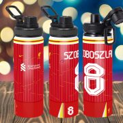   Prémium Liverpool fém sportkulacs egyedi névvel 850 ml "Home kit"