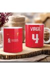 Prémium Liverpool Bögre személyre szabható, egyedi névvel 330ml "Home kit"